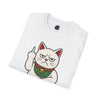 Maneki-Neko Repelling Cat - Adult T-Shirt