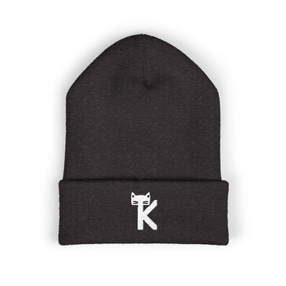 Embroidered TK-Signature Classic Cuffed Beanie - Dark Colors