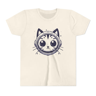 Astronaut Cat Face - Youth T-Shirt