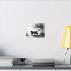 Canvas Wrap - Charcoal Garden Cat #2 - Unframed
