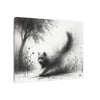 Canvas Wrap - Charcoal Garden Cat #4 - Unframed
