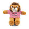 Stuffed Lion - I Heart You