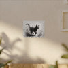 Canvas Wrap - Charcoal Garden Cat #1 - Unframed