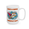 Purrfect Day - Ceramic Mug, (11oz, 15oz)