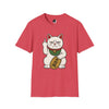 Maneki-Neko Repelling Cat - Adult T-Shirt