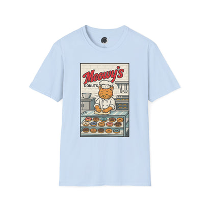 Meowy's Donuts (Two sided) - Adult T-Shirt