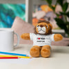 Stuffed Lion - I Heart You