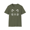 Charming Cat Face - Adult T-Shirt