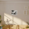 Canvas Wrap - Charcoal Garden Cat #4 - Unframed