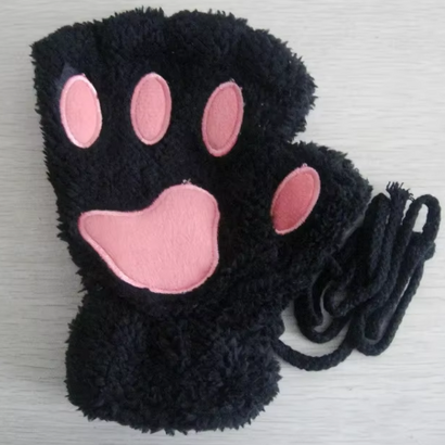 Cute Cat Claw Paw Gloves