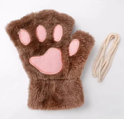 Cute Cat Claw Paw Gloves